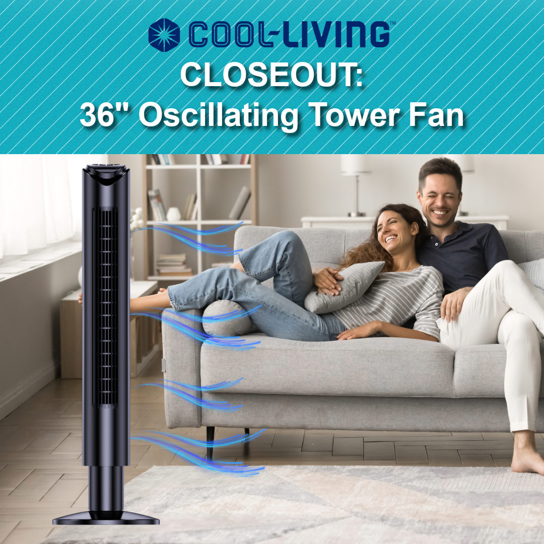32in Oscillating Tower Fan with Remote (3)