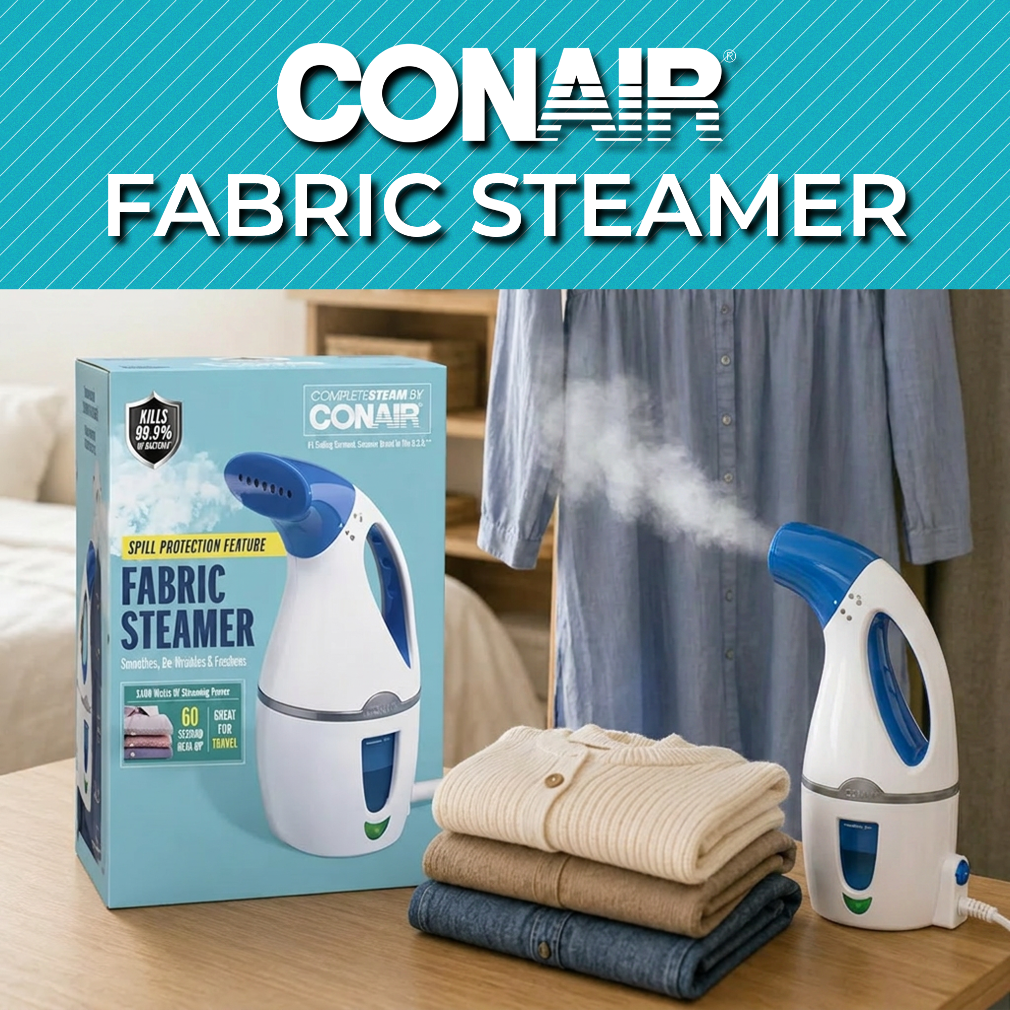 Conair Fabric Steamer E-Tile