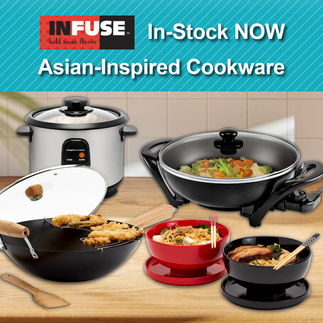 Infuse Asian-Inspired Cookware In-Stock Now