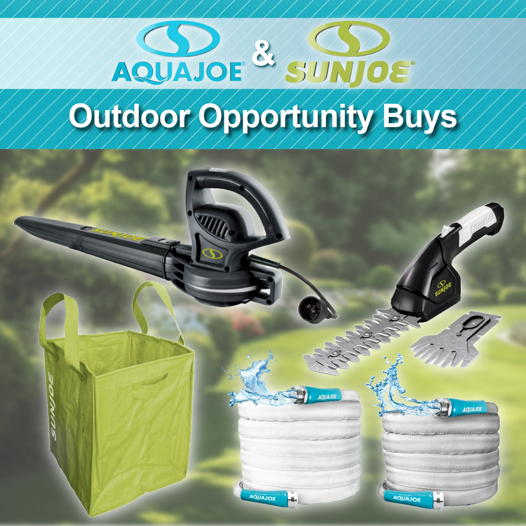 E7 - AquaJoe & SunJoe Outdoor Opportunity Buys E-Tile