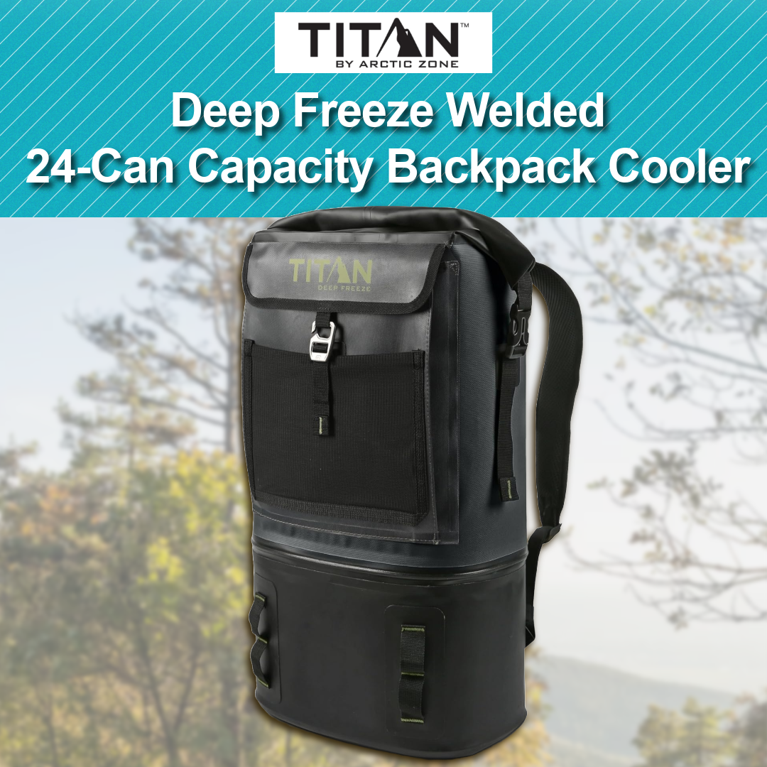 Deep Freeze Welded 24-Can Capacity Backpack Cooler