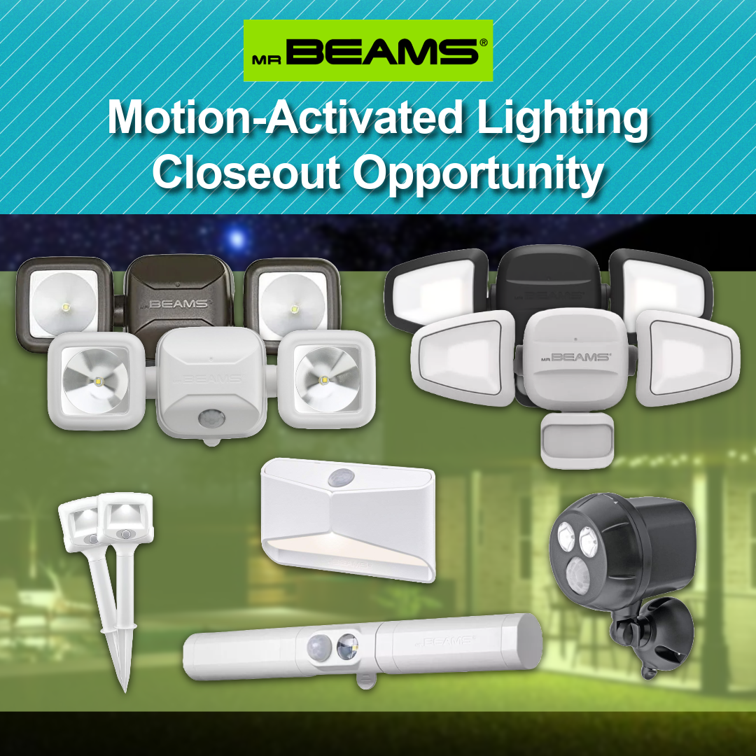 Mr Beams Motion-Activated Lighting Closeout