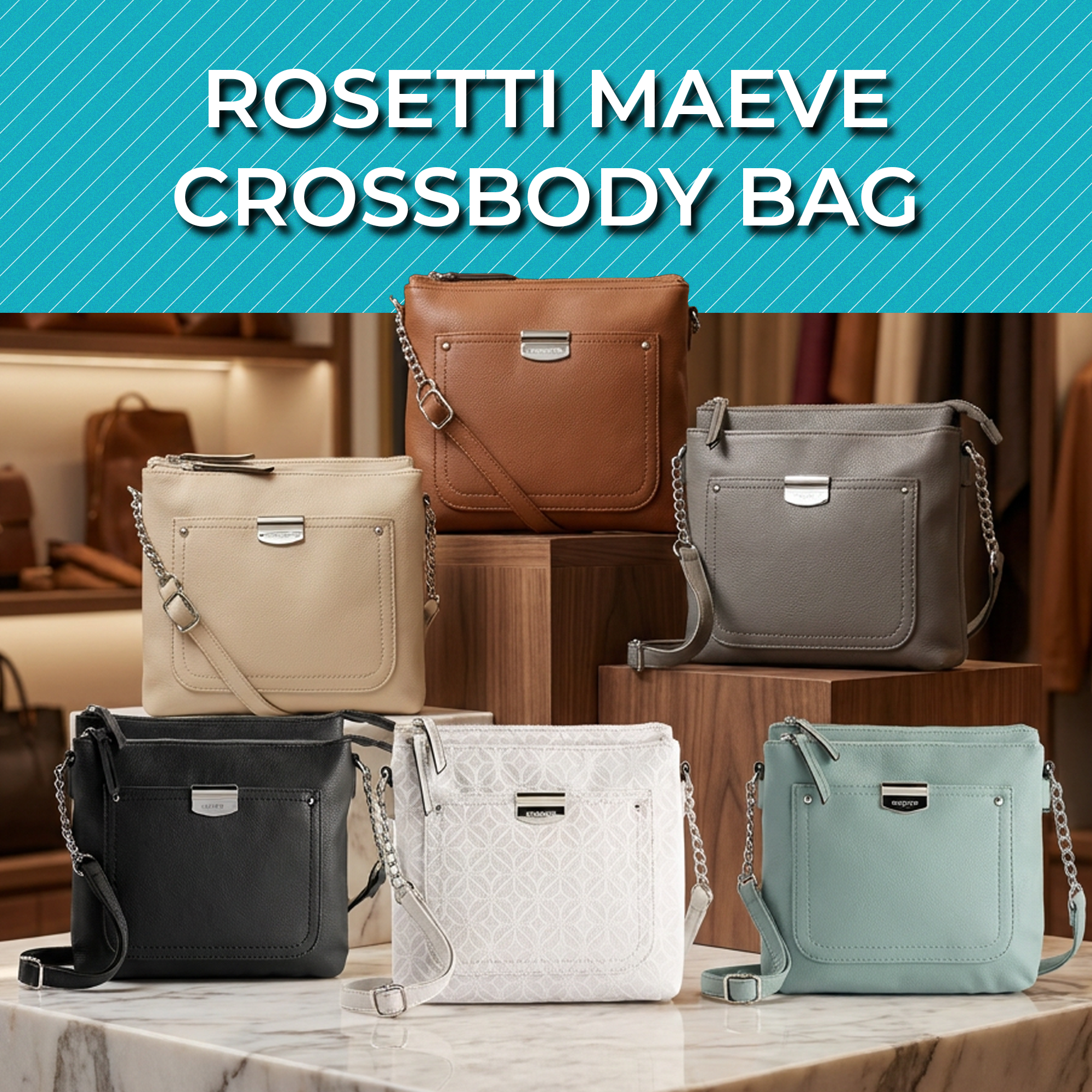 Rosetti Maeve Crossbody Bag  E-Tile
