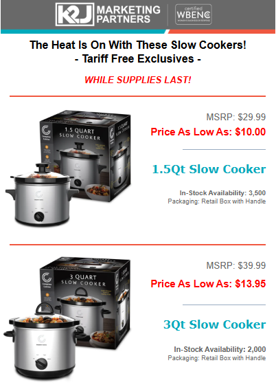 Complete Cuisine + Trappers Peak Slow Cookers 4/23/2025