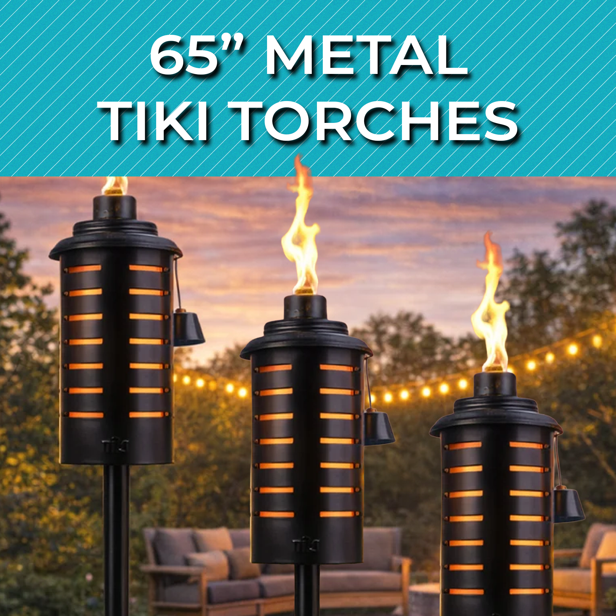 Tiki Torches E-Tile