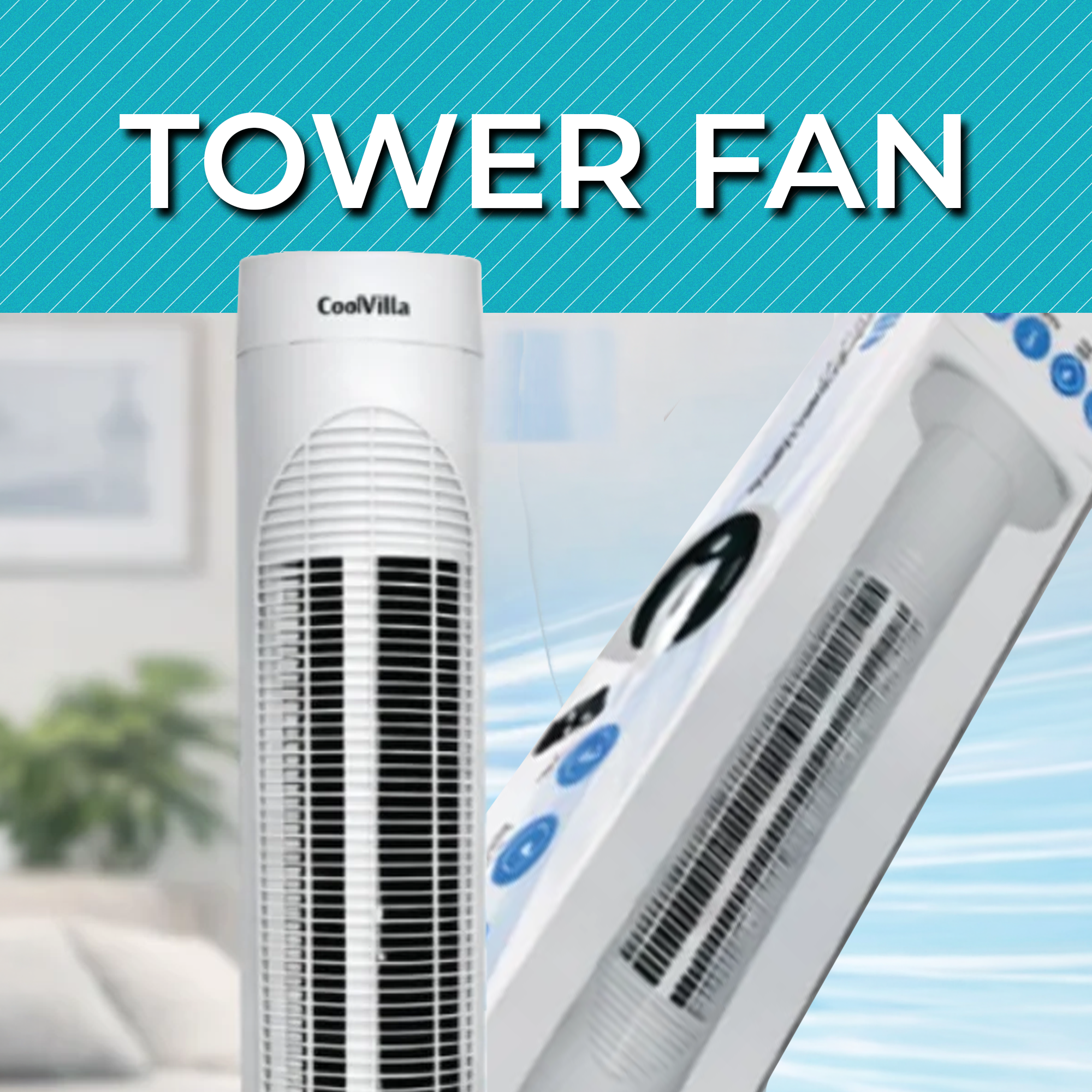 Tower Fan E-Tile
